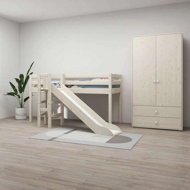 Immagine prodotto Flexa Letto classico a mezza altezza con scivolo e piattaforma (90 x 200 cm)