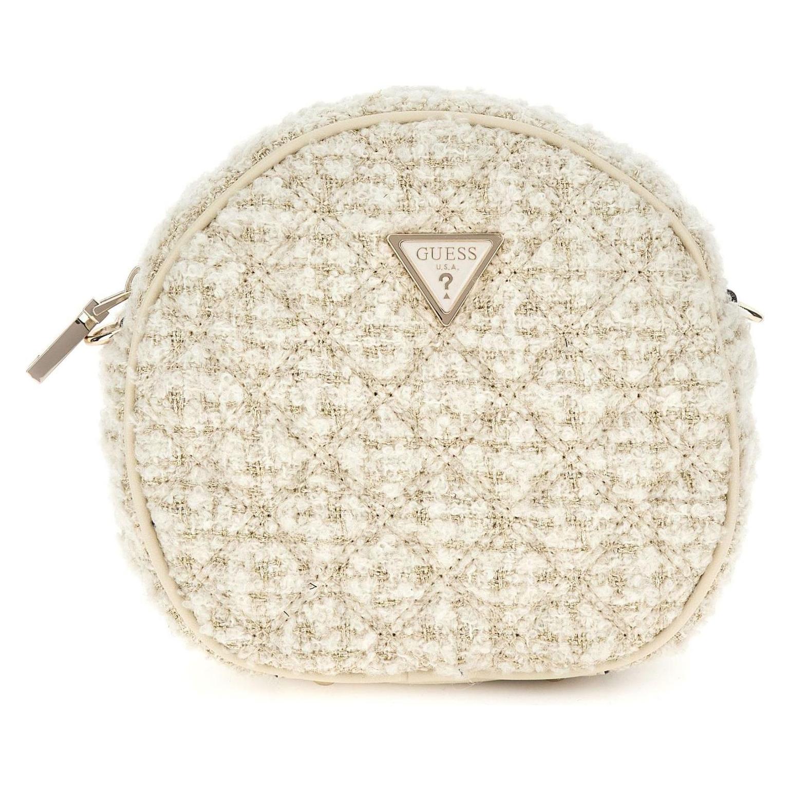 Guess, Damen, Handtasche, Giully Circle Bag, Beige