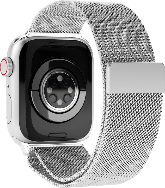 Actual product image Vonmählen Milanese Loop Case 1 Band One Silver 38/40/41mm (38 mm, 40 mm, 41 mm, Stainless steel, Apple Watch Series 1, Apple Watch Series 2, Apple Watch Series 3, Apple Watch Series 4, Apple Watch Series 5, Apple Watch Series 6, Apple Watch Series 7, Apple Watch Series 8, Apple Watch Series 9, Apple Watch SE)