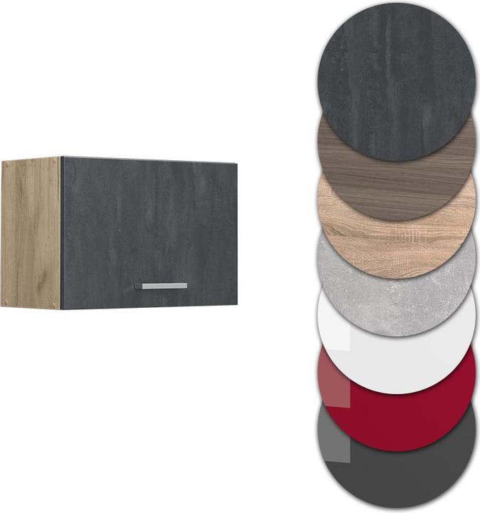 Goldkraft-Eiche, Schwarz Beton