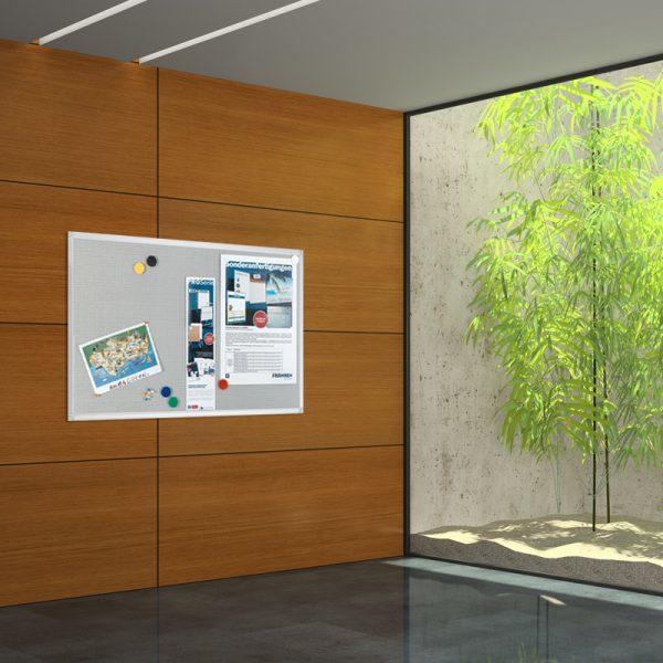 Image du produit Franken Tableau d'affichage Pin'n'Mag X-tra, textile, 3 tailles de tableau, également magnétique (Tableau noir, 120 x 90 cm)