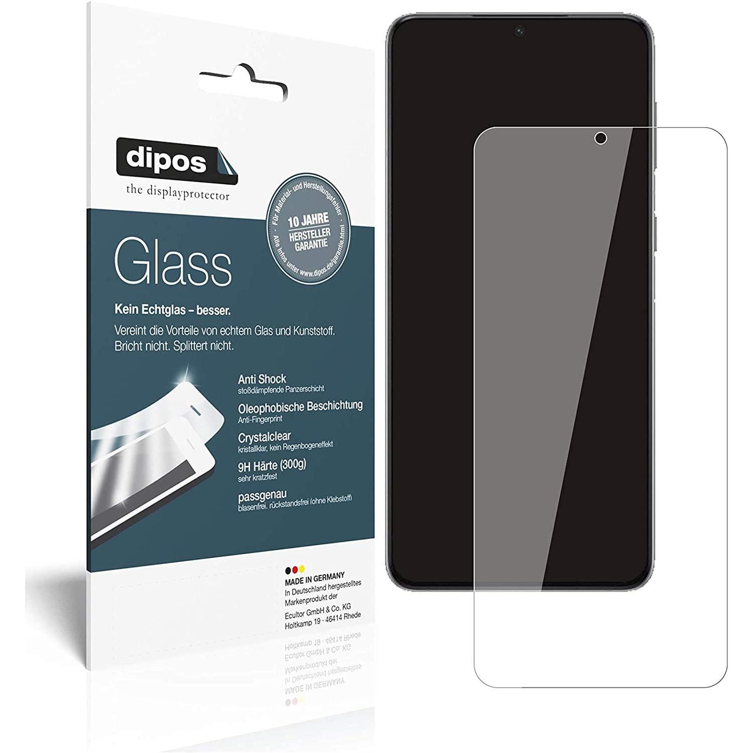 Dipos Displayschutz Anti-Shock (2 Stück, M-Horse Pure 1), Smartphone Schutzfolie, Transparent