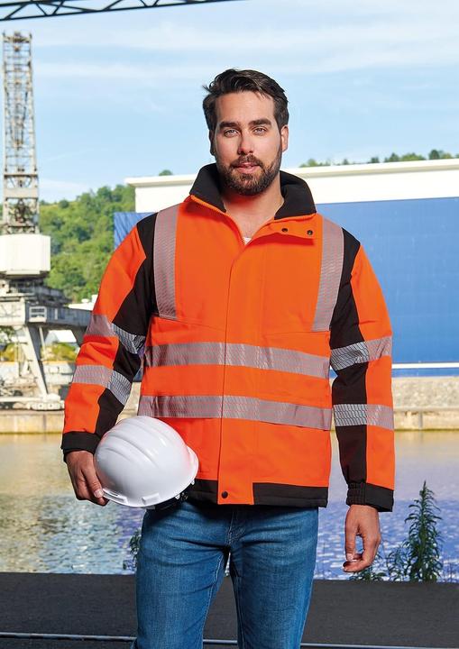 Actual product image Korntex Hi-Vis Softshell Rain Jacket (M)