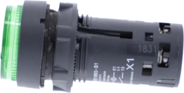 Produktbild Schneider Electric 22mm Push button LED NO Green