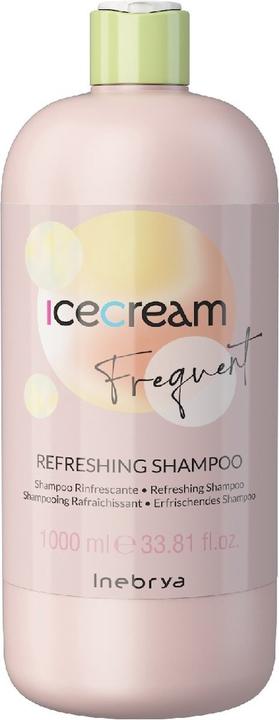Produktbild Inebrya Ice Cream Frequent Refreshing odświeżający szampon do włosów Miętowy 1000ml (1000 ml, Flüssiges Shampoo)
