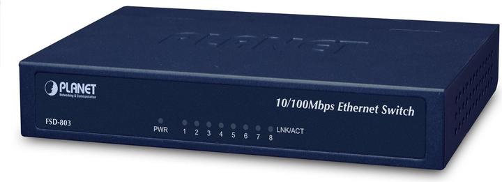 Actual product image Planet Fsd-803 (8 ports)