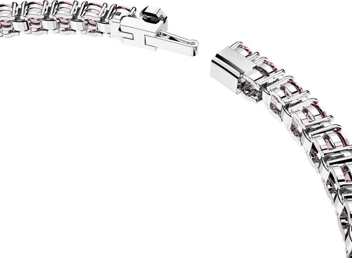 Produktbild Swarovski Matrix Tennis Armband Rundschliff Rosa (16.50 cm, Swarovski Metall)