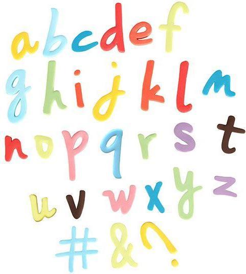 Actual product image Cake Star Cookie cutter set handwriting small letters, 26 pieces