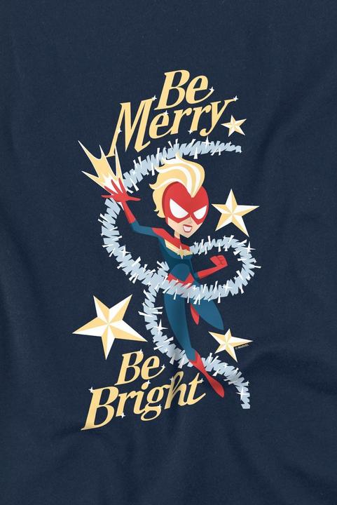 Produktbild Captain Marvel Be Merry Be Bright TShirt (XL)