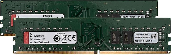 Produktbild Kingston KVR32N22D8/16 (1 x 16GB, 3200 MHz, DDR4-RAM, DIMM)