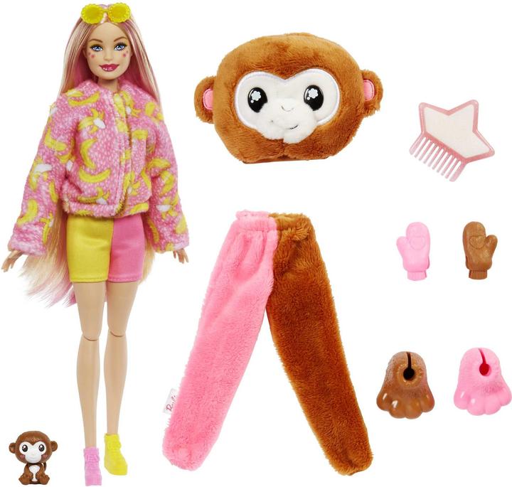 Barbie Cutie Reveal in monkey costume with colour change
