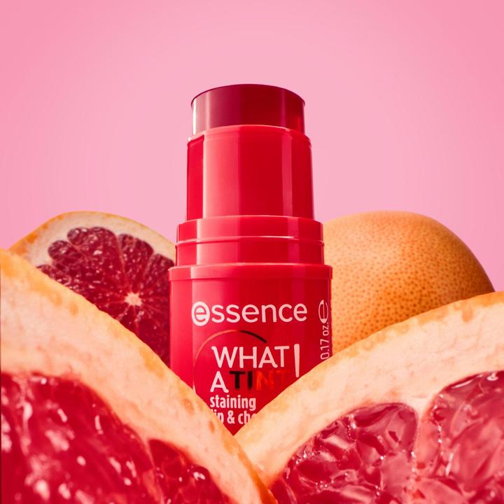 Image du produit essence WHAT A TINT! lip & cheek tint encre joues et lèvres (20 Pamplemousse Bliss)