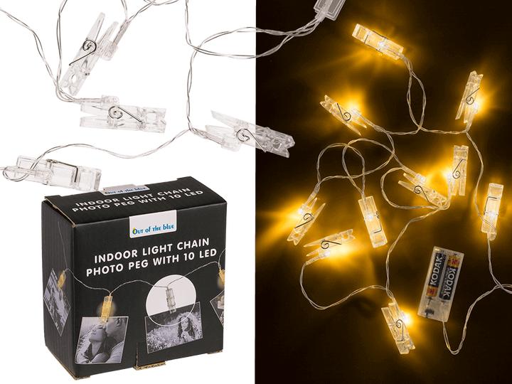 Actual product image Out of the blue LED Fairy Lights Photo Line with Clips (1.70 m)