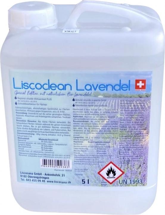Produktbild Liscoclean LAVENDEL Flächendesinfektion (5000 ml)