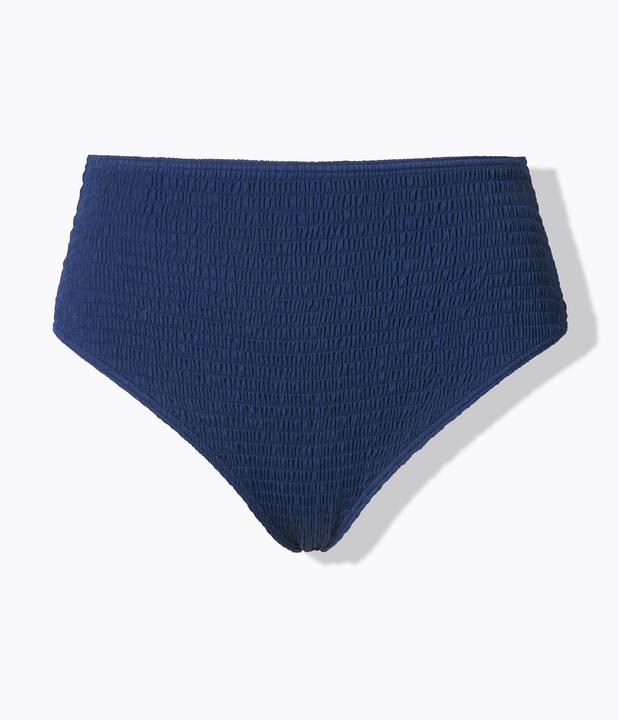 Image du produit Studio Untold Bas de bikini taille haute, texture raffinée (46)