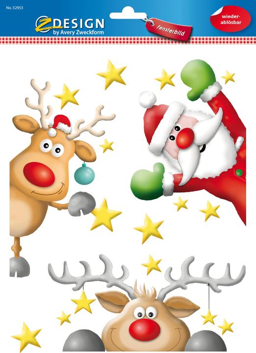 Image du produit Avery Décor de fenêtre Renne