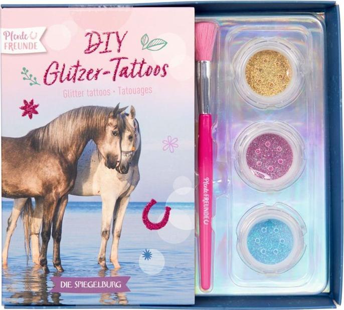 Die Spiegelburg DIY Glitzer-Tattoos Pferdefreunde