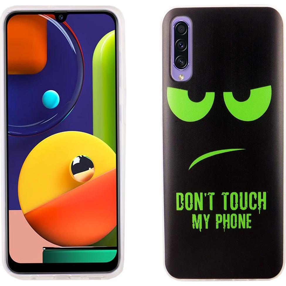 König Design Handyhülle für Samsung Galaxy A50s Schutzcase Backcover Bumper Etuis Rahmen Grün (Samsung Galaxy A50s), Sma...