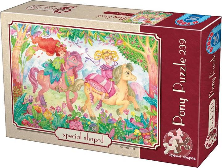 Actual product image D-Toys Puzzle Colourful ponies 239 pieces (239 pieces)