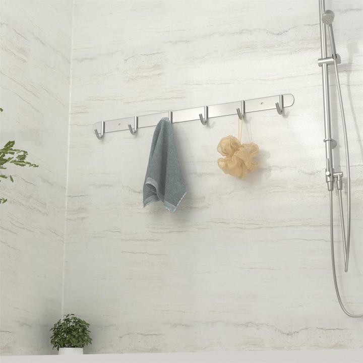 Actual product image Intirilife Coat rail with 6 hooks