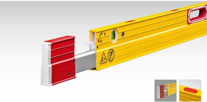 Actual product image Stabila Telescopic spirit level Type 106 TM 186 Rare earth magnetic system (318 cm)