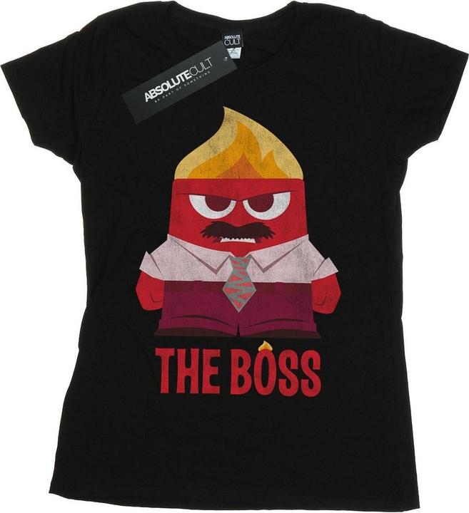 Immagine prodotto Disney Inside Out Anger The Boss Maglietta Ampia Donna (M)