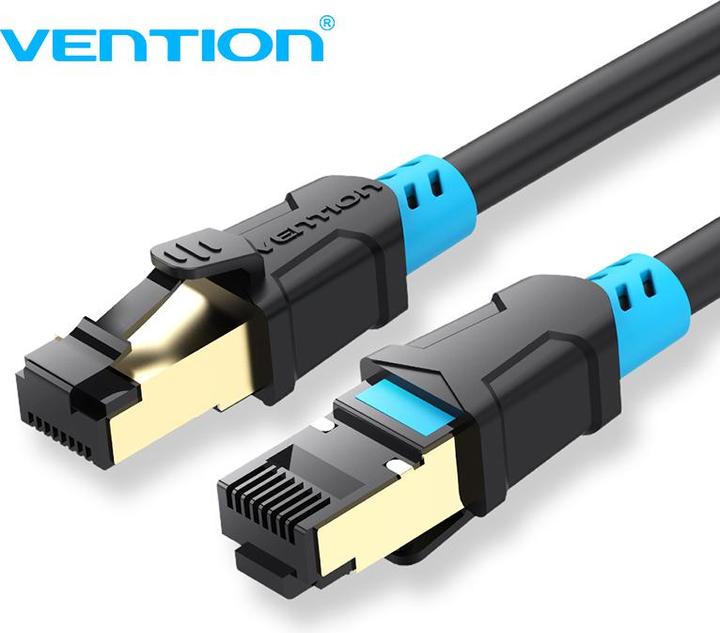 Actual product image Vention Cat.6 SFTP Patch Cable 1M Black (CAT6, 1 m)