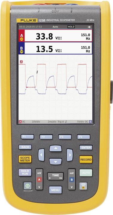 Fluke Oscilloscopio portatile (misuratore di portata) 123B/EU/S (CAT IV 600V)