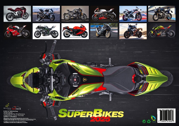 Produktbild Motorräder 2025 - Der Motorrad Kalender (42 x 30 cm, Harter Einband, Deutsch)