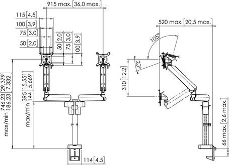 Produktbild Vogels Pro Motion 4237 (Tisch, 43")