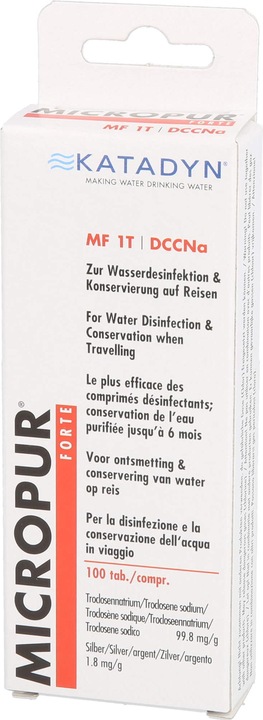 Image du produit Katadyn Comprimés Forte MF