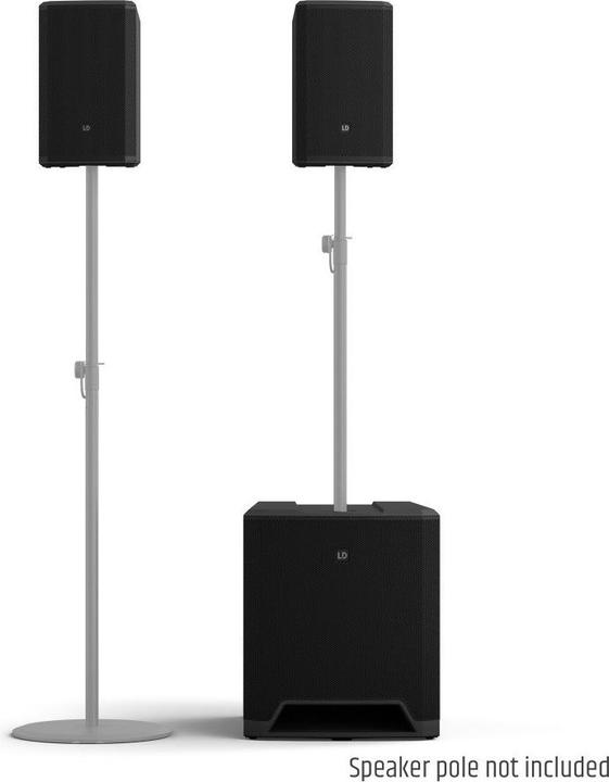 Produktbild LD Systems Systems DAVE 18 G4X compact 2.1 actief PA-systeem (Subwoofer aktiv)