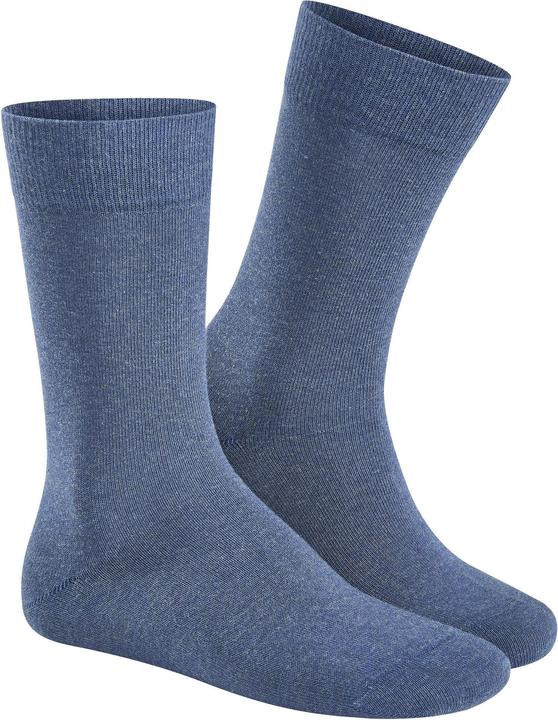 Immagine prodotto Hudson Relax Cotton (Set di 3) Calzini uomo, colore 387 marine mel., taglia 47-48 (Confezione singola, 47 - 48)