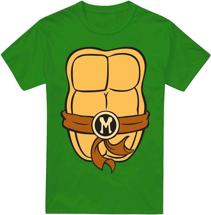 Actual product image Teenage Mutant NT Mens Michelangelo Chest T-Shirt (XXL)