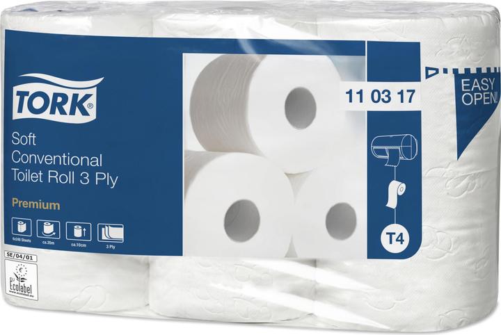 Productafbeelding Tork Zachte conventionele toiletrol Premium toiletpapier (42 x)