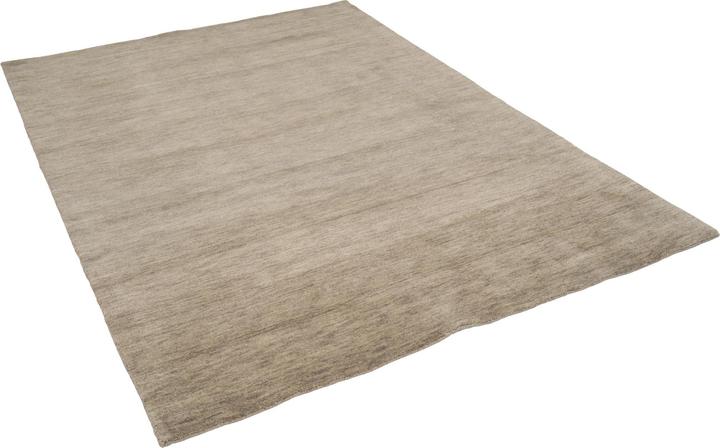 Actual product image Pergamon Wolle Natur Teppich Gabbeh Einfarbig (160 x 230 cm)
