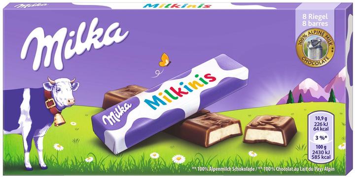Image du produit Milka Barre Milkinis 87.5g (87.50 g)