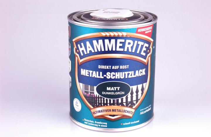 Image du produit Hammerite Laque protectrice pour métaux (750 ml, Vert foncé)