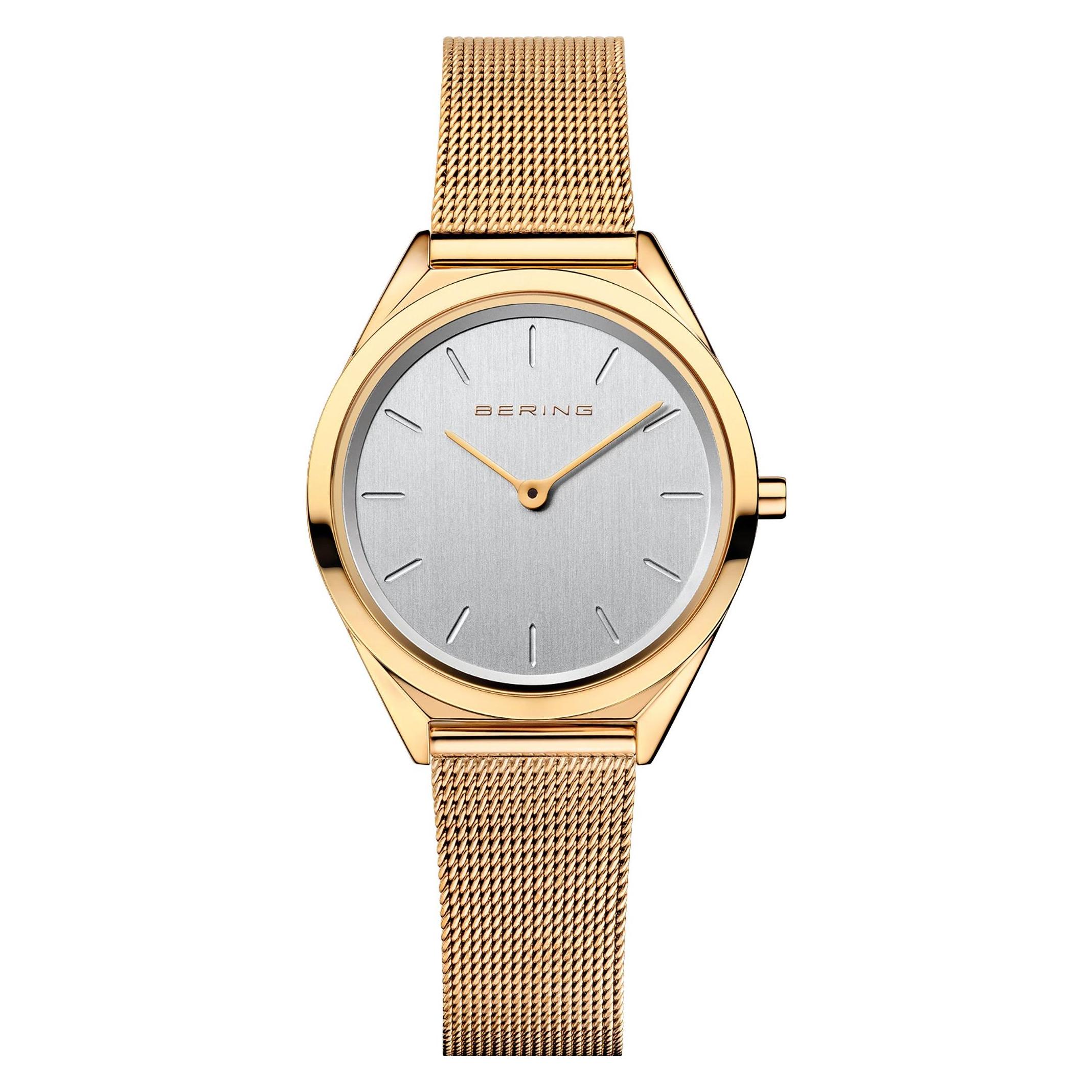 Bering, Armbanduhr, Ultra Slim, Gold, (Analoguhr, 31 mm)