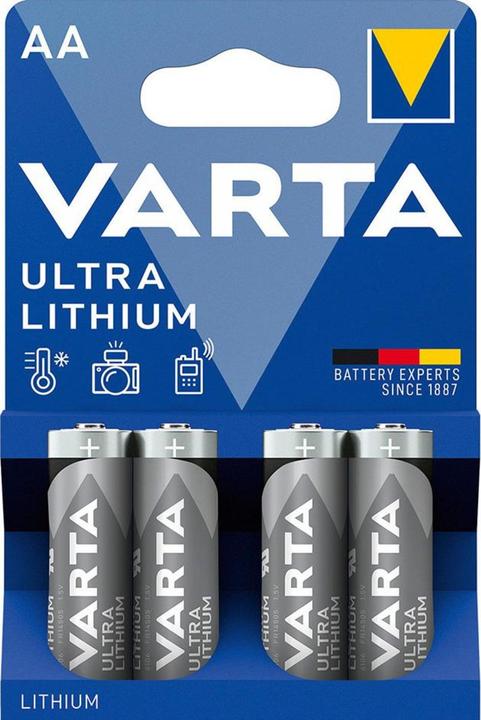 Varta ULTRA Litio (4 pz., AA, 3000 mAh)