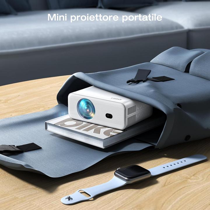 Produktbild Ameela CL003 WiFi Mini-Beamer mit Fernbedienung (Full HD, 900 lm)