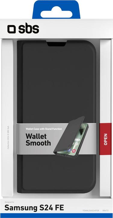 Produktbild SBS Wallet Stand FE schwarz (Samsung Galaxy S24 FE)
