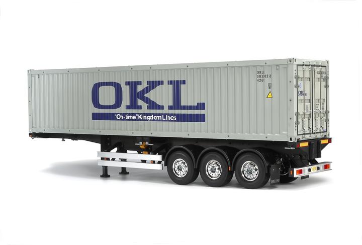 Immagine prodotto Tamiya 1/14 40ft Container 3-Axle Semi-Trailer (Kit)