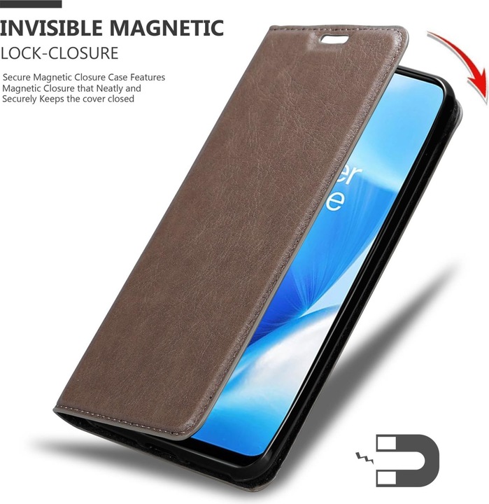 Productafbeelding Cadorabo Boek Invis. Magnetisch deksel (OnePlus Noord N200 5G)