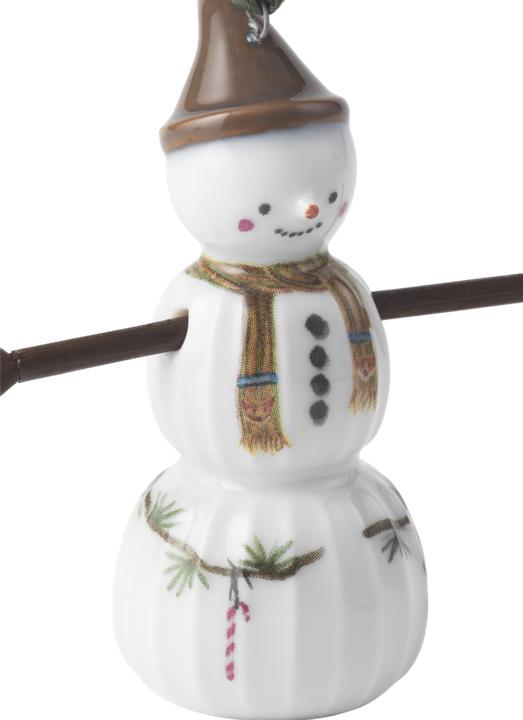 Actual product image Kähler Hammershoi Jul decorative figure hanging snow boy
