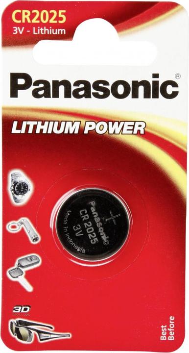 Produktbild Panasonic Lithium Power CR2025 (1 Stk., CR2025, 165 mAh)