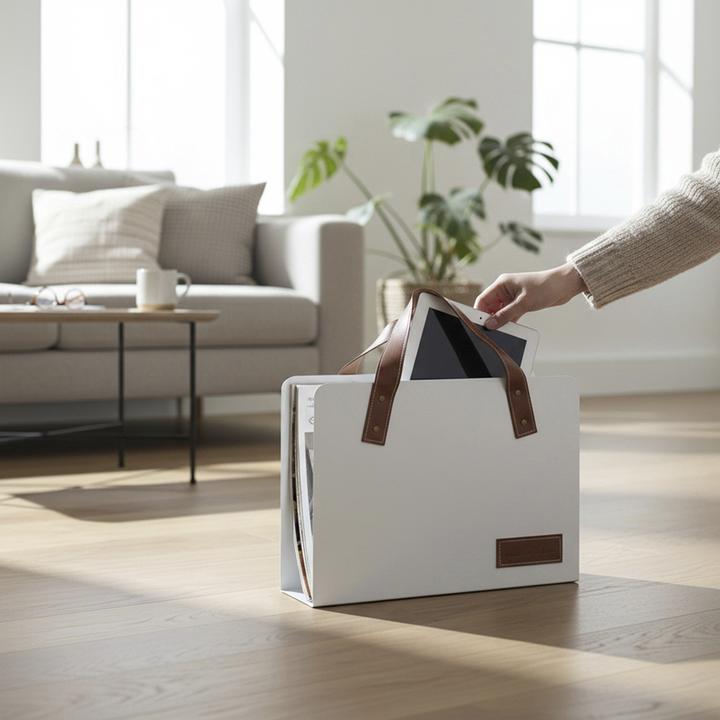 Immagine prodotto HAKU Möbel Portariviste stile antico (35 x 10 x 38 cm)