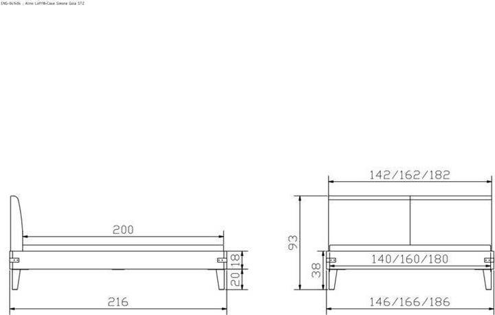 Actual product image Hasena Alino (160 x 200 cm)