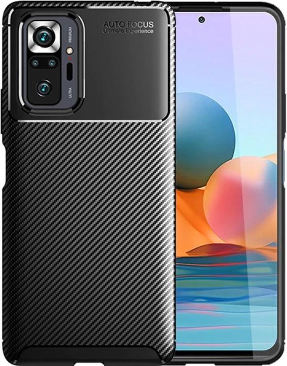 Produktbild Screenguard Xiaomi Redmi Note 10 Pro Hülle Carbon Design TPU Case (Xiaomi Redmi Note 10 Pro)