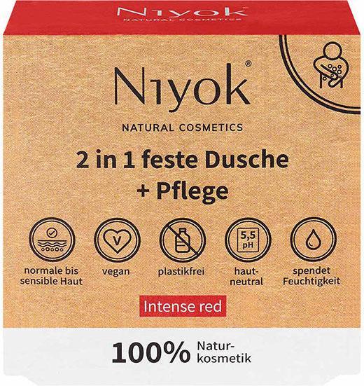 Niyok Gel douche solide Rouge intense 81 g